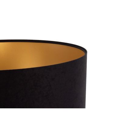 Universāls abažūrs STANDART E27 d. 45 cm melna/zelta