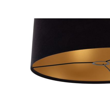 Universāls abažūrs STANDART E27 d. 45 cm melna/zelta