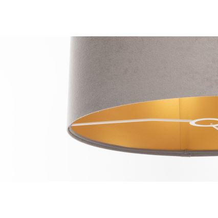 Universāls abažūrs STANDART E27 d. 45 cm pelēka/zelta