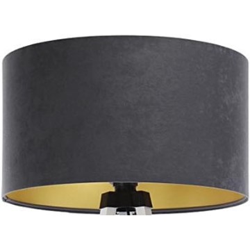 Universāls abažūrs STANDART E27 d. 45 cm pelēka/zelta