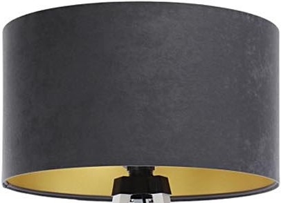 Universāls abažūrs STANDART E27 d. 45 cm pelēka/zelta