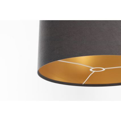 Universāls abažūrs STANDART E27 d. 45 cm pelēka/zelta