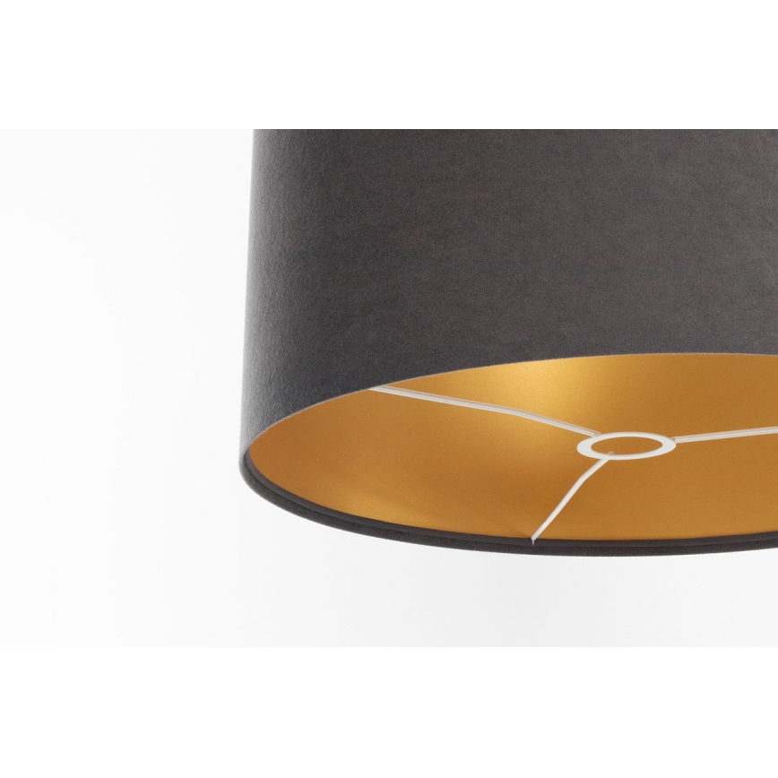 Universāls abažūrs STANDART E27 d. 45 cm pelēka/zelta