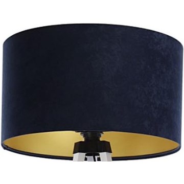 Universāls abažūrs STANDART E27 d. 45 cm zila/zelta