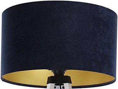 Universāls abažūrs STANDART E27 d. 45 cm zila/zelta