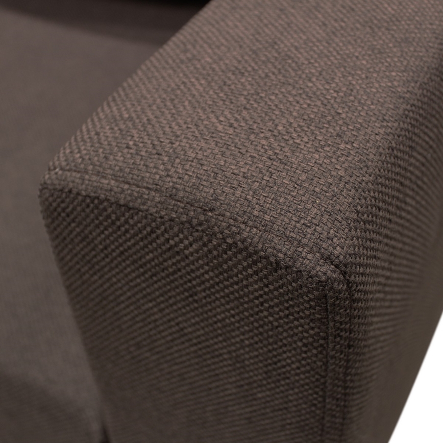 Universāls izvelkams U veida stūra dīvāns ar uzglabāšanas nodalījumu SEYA, brūns