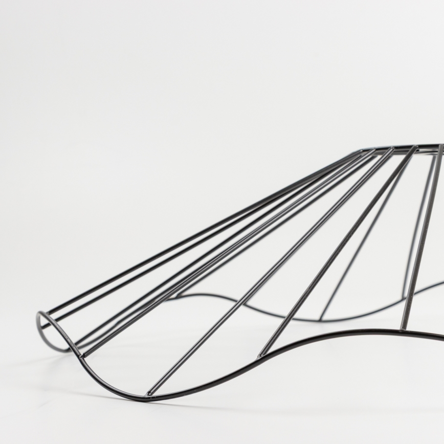 Universāls melns abažūrs CURITIBA, diametrs 60 cm