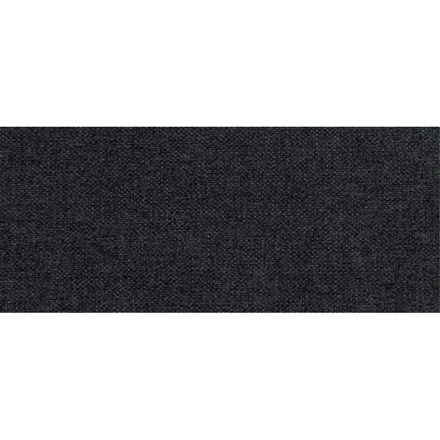 Universāls polsterēts U formas izvelkamais dīvāns YORK, pelēks/melns