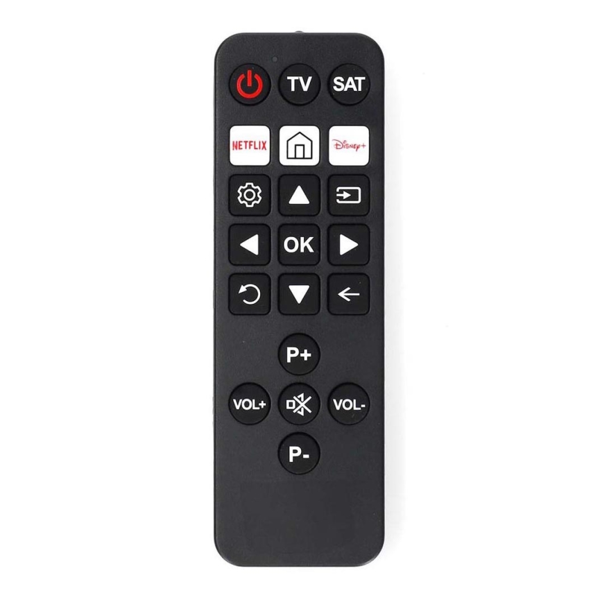 Universāls tālvadības pults priekš TV 2xAAA