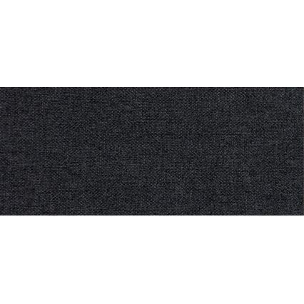 Universāls U formas tapisēts izvelkams dīvāns OXFORD, melns/pelēks