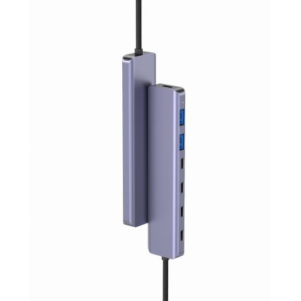 USB-C dokstacija 7-1 ar Power Delivery 100 W