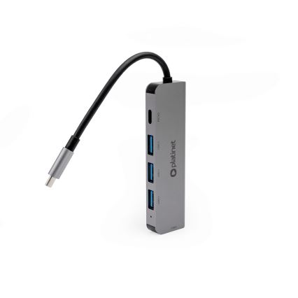 USB-C hub 5‑1 ar Power Delivery 100W