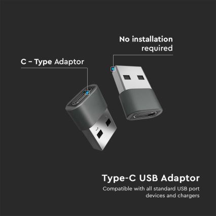 USB-C uz USB adapteris