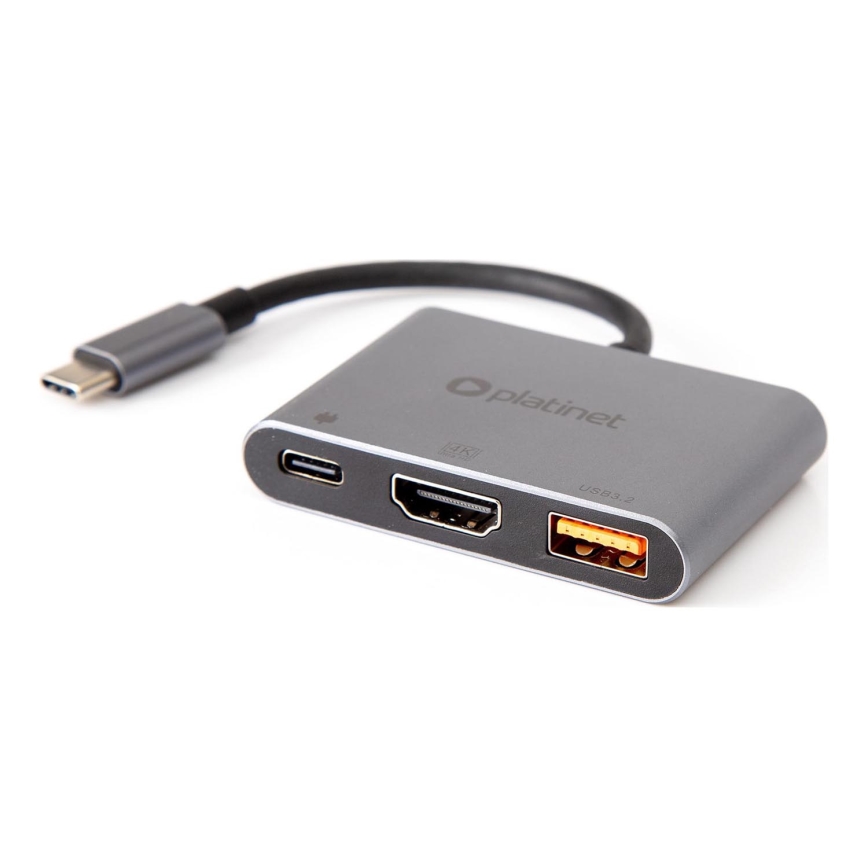 USB centrmezgls 3in1 100W HDMI 4K