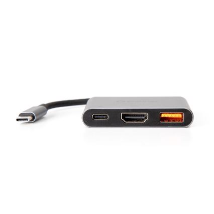USB centrmezgls 3in1 100W HDMI 4K