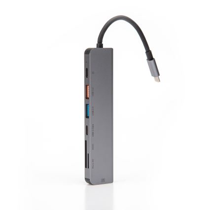 USB centrmezgls 7in1 Power Delivery 100W HDMI 4K
