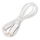 USB vads USB-A / USB-C savienotājs ar LED aizmugurējais apgaismojums 18W 1m balta