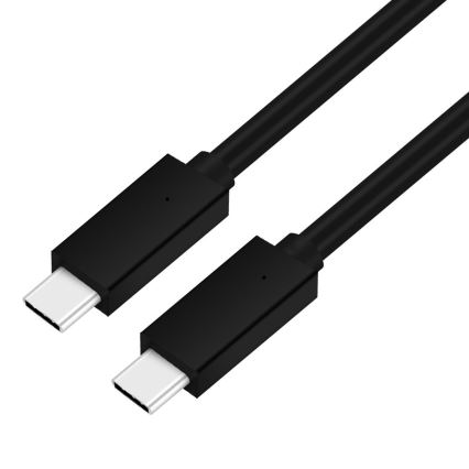 USB vads USB-C 2.0 savienotājs 1m melns