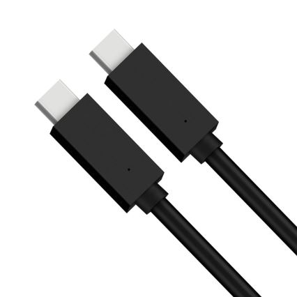 USB vads USB-C 2.0 savienotājs 1m melns