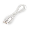 USB vads USB-C / Lightning savienotājs ar LED aizmugurējais apgaismojums 27W 1m balta