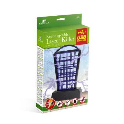 UV kukaiņu slazds 1000 mAh/5V melns