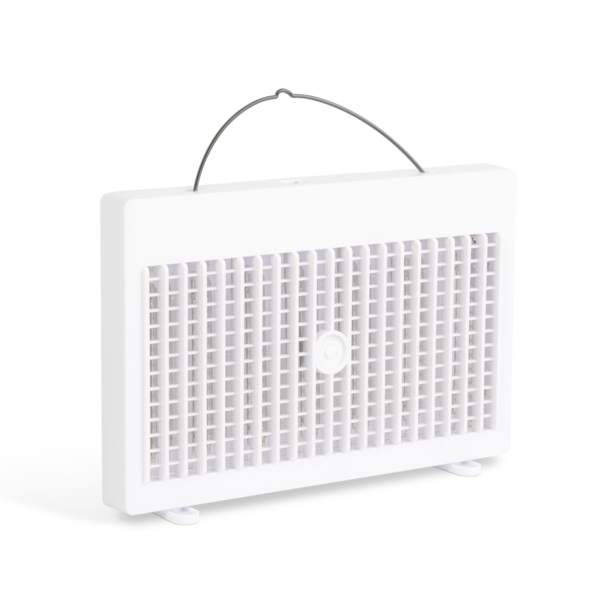 UV uzlādējamā kukaiņu lampa 1200 mAh/5V balta