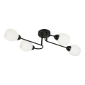Uz virsmas montējamā griestu lustra KING, 4xE27/15W/230V, melna