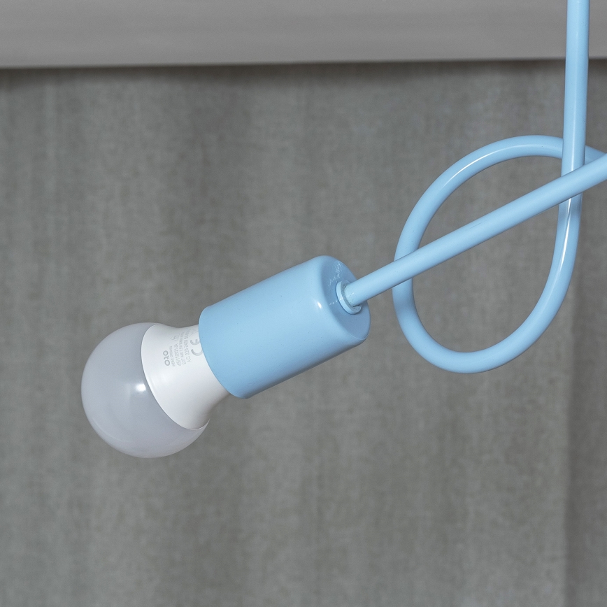 Uz virsmas montējamā griestu lustra OXFORD 2xE27/15W/230V zila