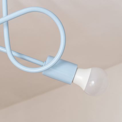 Uz virsmas montējamā griestu lustra OXFORD 2xE27/15W/230V zila