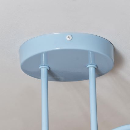 Uz virsmas montējamā griestu lustra OXFORD 2xE27/15W/230V zila