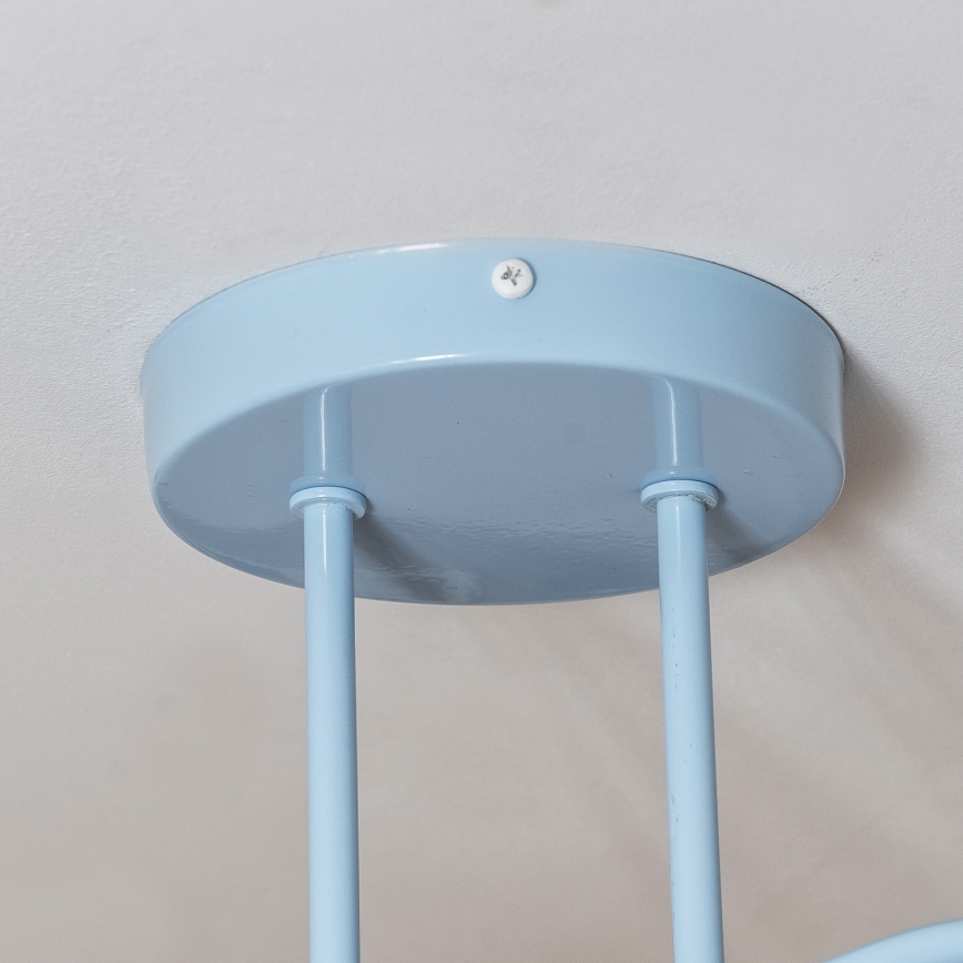 Uz virsmas montējamā griestu lustra OXFORD 2xE27/15W/230V zila