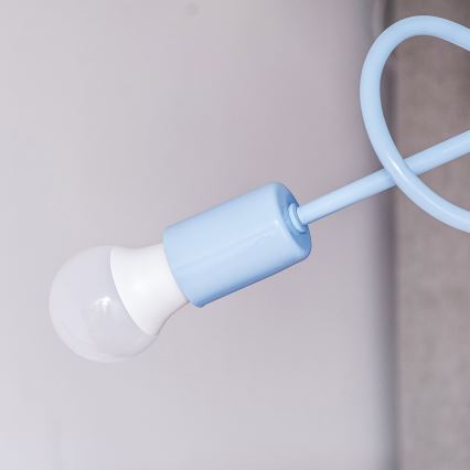 Uz virsmas montējamā lustra OXFORD 3xE27/15W/230V zila