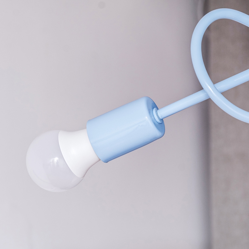 Uz virsmas montējamā lustra OXFORD 3xE27/15W/230V zila