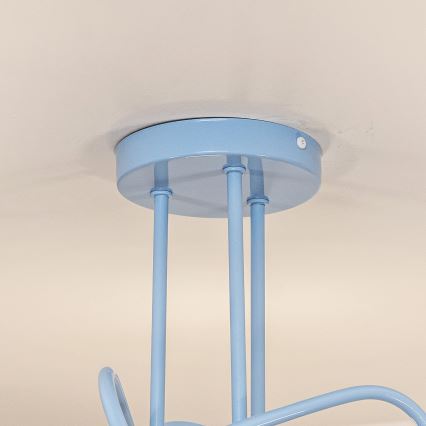 Uz virsmas montējamā lustra OXFORD 3xE27/15W/230V zila