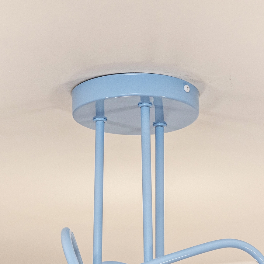 Uz virsmas montējamā lustra OXFORD 3xE27/15W/230V zila