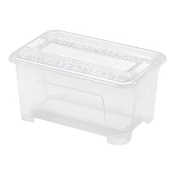 Uzglabāšanas kaste TEX BOX 4,5 l caurspīdīga