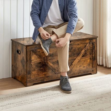 Uzglabāšanas lāde TOVIAN, brūna