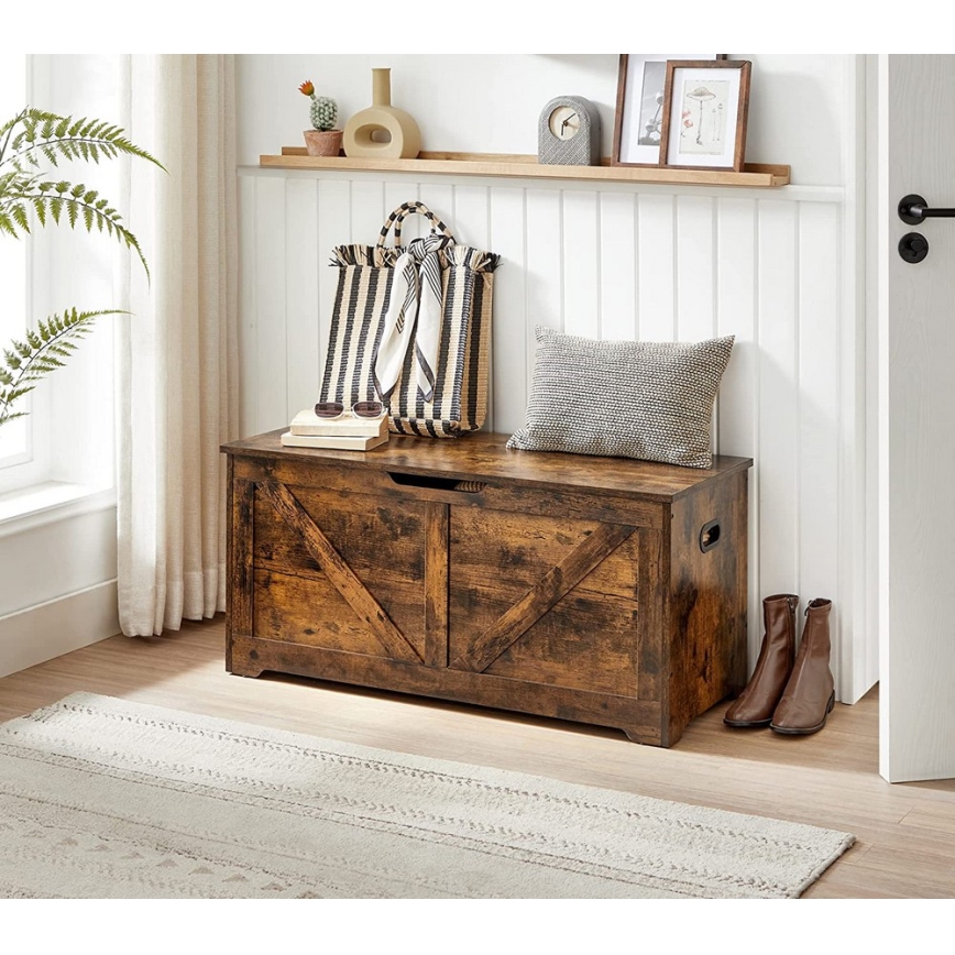 Uzglabāšanas lāde TOVIAN, brūna