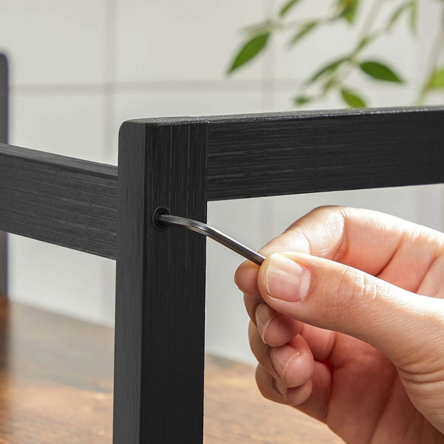 Uzglabāšanas plaukts MARGE brūns/melns