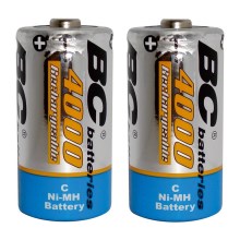 Uzlādējama baterija NiMH C 4000 mAh 1,2V