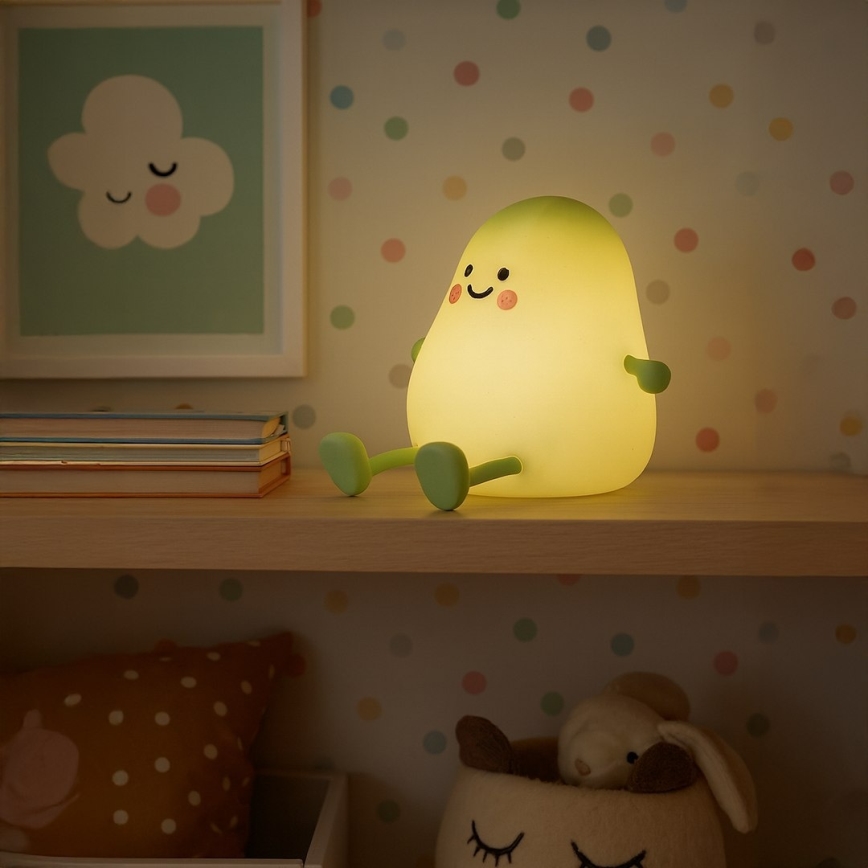 LED dimējama uzlādējama skārienjūtīga bērnu naktslampa MANGO LED/2,5W/5V 800 mAh