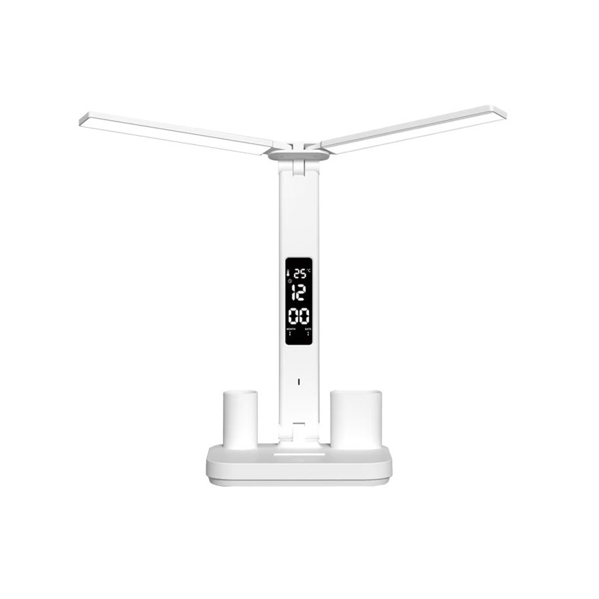 LED dimējama uzlādējamā galda lampa NOBLITE P LED/5W/5V 3000/4000/6000K 2200 mAh balta