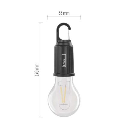 Uzlādējamais LED lukturis LED/USB IP44 90 lm 400 mAh