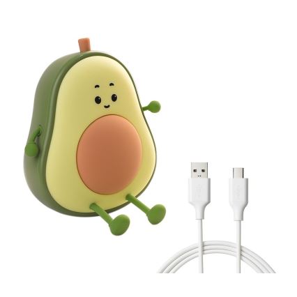 LED regulējama, uzlādējama, skārienjūtīga bērnu naktsgaisma AVOCADO LED/1W/5V 1200 mAh