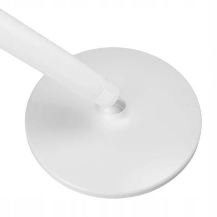 LED uzlādējams ventilators uz statīva ar LED apgaismojumu LED/4,8W/5V USB 7200 mAh balts + tālvadības pults