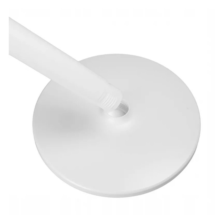 LED uzlādējams ventilators uz statīva ar LED apgaismojumu LED/4,8W/5V USB 7200 mAh balts + tālvadības pults