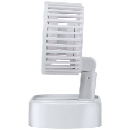 Uzlādējams galda ventilators 3,7 V 1200 mAh, balts
