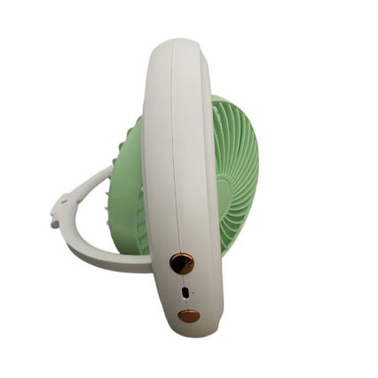 Uzlādējams galda ventilators 4W/5V 1200 mAh balts