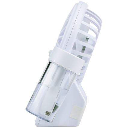 Uzlādējams galda ventilators ar miglas efektu 3,7V 1200 mAh