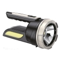 Uzlādējams LED lukturis 2xLED/3W/5V 210 lm 1200 mAh melns